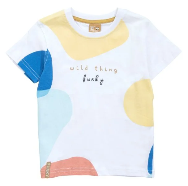 Φωτογραφία προϊόντος: Παιδική μπλούζα for Funky Kids αγόρι 1-6 ετών 123-305114-1 Λευκό