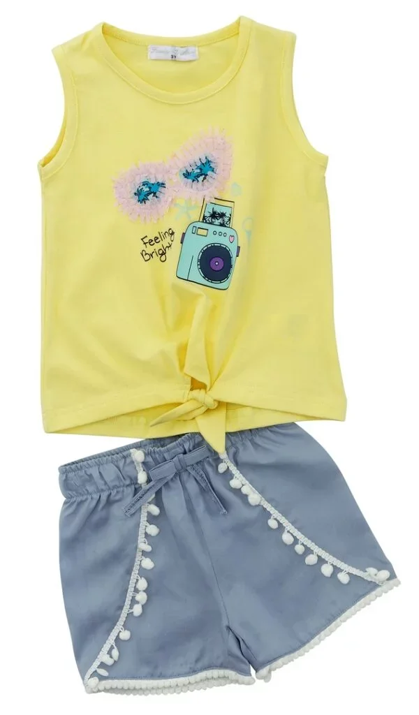 Φωτογραφία προϊόντος: Παιδικό σετ σορτς for Funky Kids κορίτσι 1-6 ετών 122-724107-1 Κίτρινο