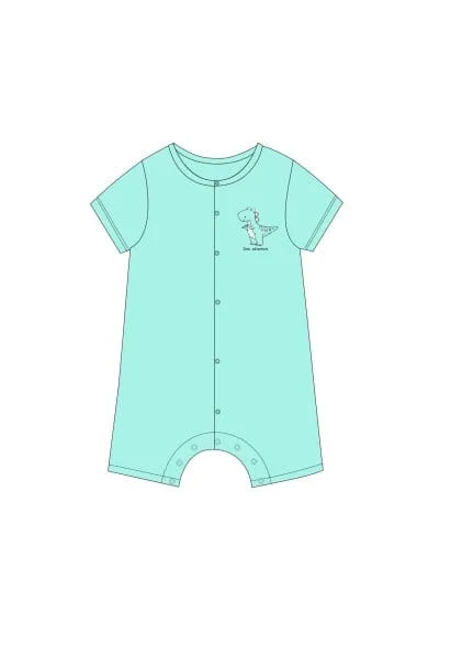 Φωτογραφία προϊόντος: Βρεφικό φορμάκι for Funky Kids αγόρι 1-12 μηνών 123-050146-2 Μέντα