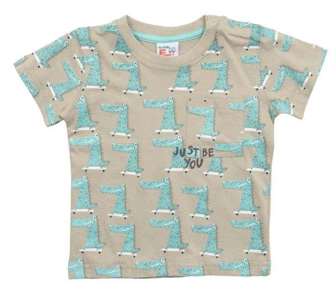 Φωτογραφία προϊόντος: Βρεφική μπλούζα for Funky Kids αγόρι 6-24 μηνών 123-805108-1 Μπεζ