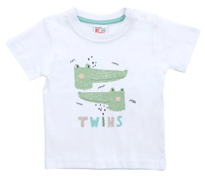 Φωτογραφία προϊόντος: Βρεφική μπλούζα for Funky Kids αγόρι 6-24 μηνών 123-805107-1 Λευκό