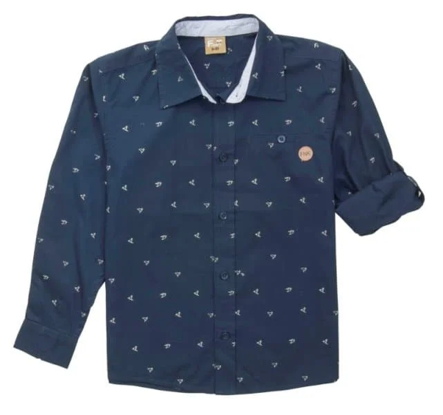 Φωτογραφία προϊόντος: Παιδικό πουκάμισο for Funky Kids αγόρι 6-16 ετών 123-108106-1 Μπλε