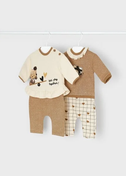 Φωτογραφία προϊόντος: MAYORAL NEW BORN Παιδικό Σετ 4τμχ Mayoral Newborn ECOFRIENDS κορίτσι 6-18 μηνών