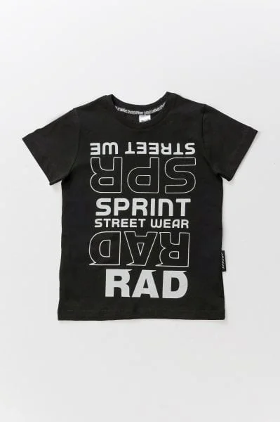Φωτογραφία προϊόντος: Παιδική μπλούζα Sprint αγόρι 6-16 ετών 231-3051-200 Μαύρο