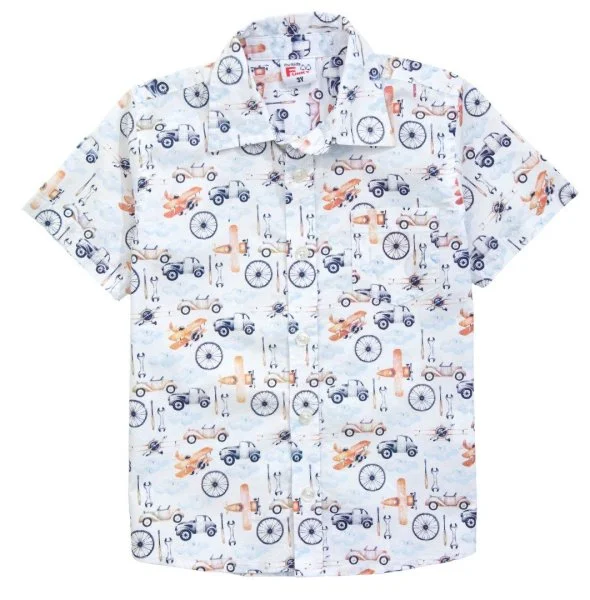 Φωτογραφία προϊόντος: Παιδικό πουκάμισο for Funky Kids αγόρι 1-6 ετών 123-308109-1 Λευκό
