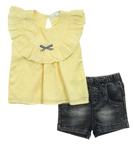 Φωτογραφία προϊόντος: Παιδικό σετ σορτς for Funky Kids κορίτσι 1-6 ετών 123-724126-1 Κίτρινο
