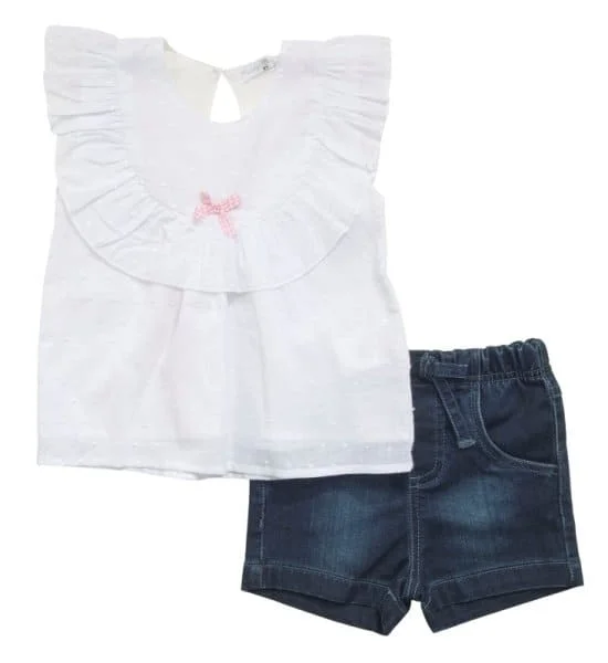 Φωτογραφία προϊόντος: Παιδικό σετ σορτς for Funky Kids κορίτσι 1-6 ετών 123-724126-2 Λευκό
