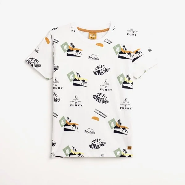 Φωτογραφία προϊόντος: Παιδική μπλούζα for Funky Kids αγόρι 6-16 ετών 124-105113-1 Λευκό