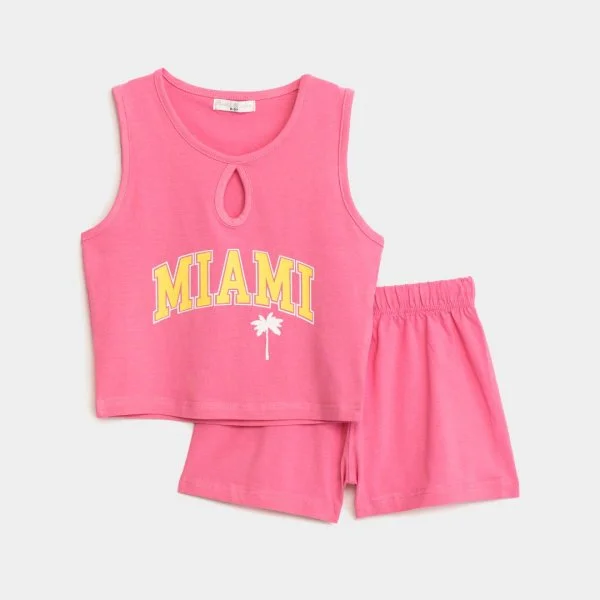 Φωτογραφία προϊόντος: Παιδικό σετ σορτς for Funky Kids κορίτσι 6-16 ετών 124-524100-1 Ροζ