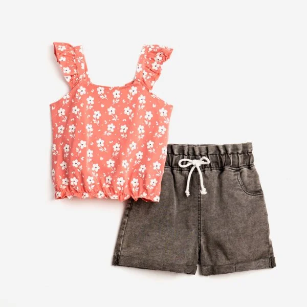 Φωτογραφία προϊόντος: Παιδικό σετ σορτς for Funky Kids κορίτσι 6-16 ετών 124-526104-2 Ροζ