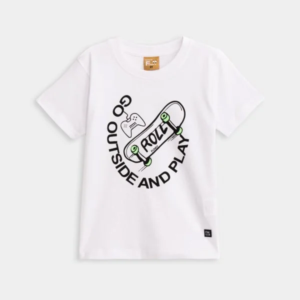 Φωτογραφία προϊόντος: Παιδική μπλούζα for Funky Kids αγόρι 1-6 ετών 124-305108-1 Λευκό