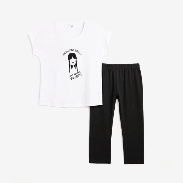Φωτογραφία προϊόντος: Παιδικό σετ κολάν for Funky Kids κορίτσι 6-16 ετών 124-539111-1 Λευκό
