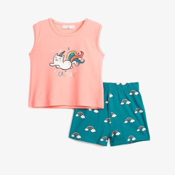 Φωτογραφία προϊόντος: Παιδικό σετ σορτς for Funky Kids κορίτσι 2-6 ετών 124-724133-1 Σομόν