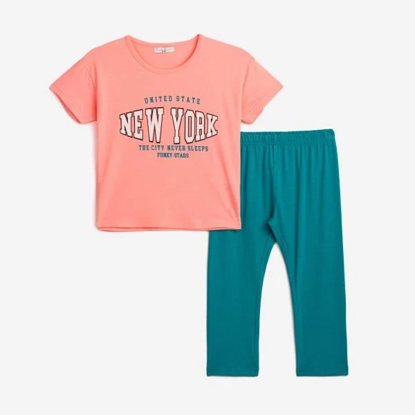 Φωτογραφία προϊόντος: Παιδικό σετ κολάν for Funky Kids κορίτσι 6-16 ετών 124-539109-2 Σομόν