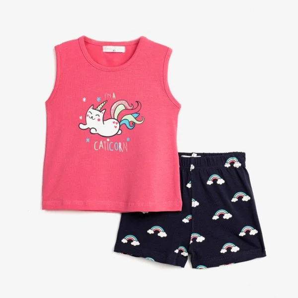 Φωτογραφία προϊόντος: Παιδικό σετ σορτς for Funky Kids κορίτσι 2-6 ετών 124-724133-2 Ροζ