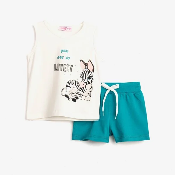 Φωτογραφία προϊόντος: Παιδικό σετ σορτς for Funky Kids κορίτσι 2-6 ετών 124-724138-2 Εκρού