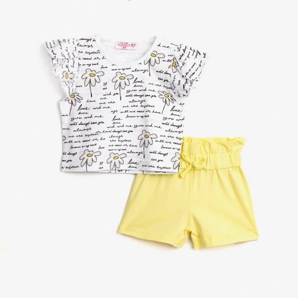 Φωτογραφία προϊόντος: Παιδικό σετ σορτς for Funky Kids κορίτσι 2-6 ετών 124-724135-1 Κίτρινο