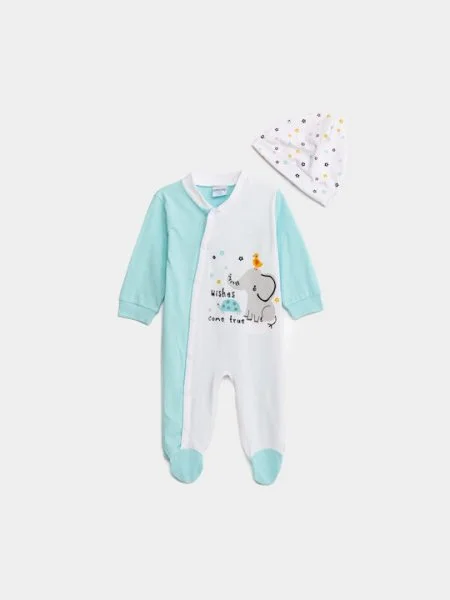Φωτογραφία προϊόντος: Βρεφικό φορμάκι for Funky Kids αγόρι 1-12 μηνών 124-050105-1 Λευκό