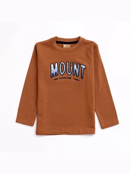 Φωτογραφία προϊόντος: Παιδική μπλούζα for Funky Kids αγόρι 1-6 ετών 224-306116-1 Καφέ
