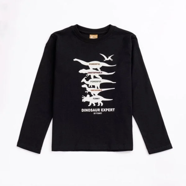 Φωτογραφία προϊόντος: Παιδική μπλούζα for Funky Kids αγόρι 6-16 ετών 224-106125-1 Μαύρο