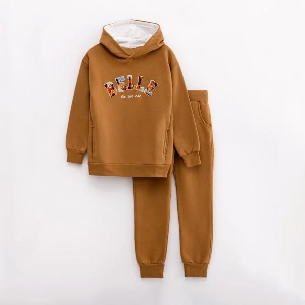 Φωτογραφία προϊόντος: Παιδικό σετ φόρμας for Funky Kids κορίτσι 6-16 ετών 224-517106-1 Καφέ