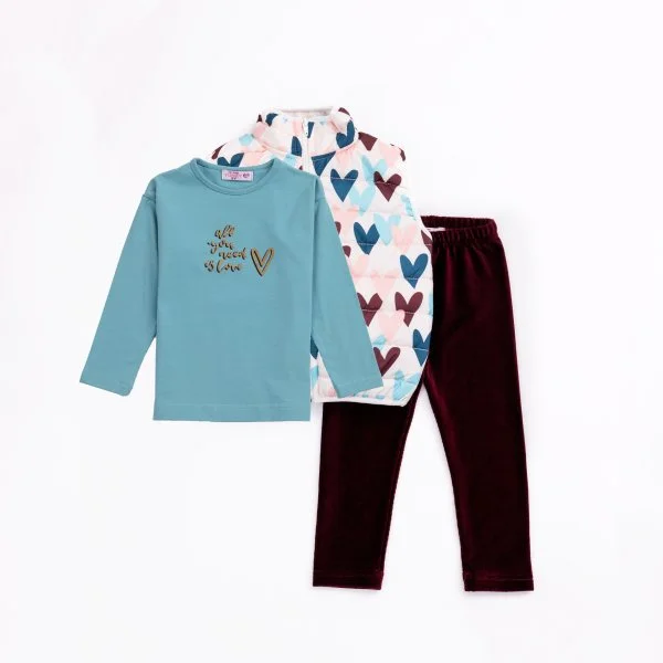 Φωτογραφία προϊόντος: Παιδικό σετ 3τμχ for Funky Kids κορίτσι 1-6 ετών 224-795101-1 Εκρού
