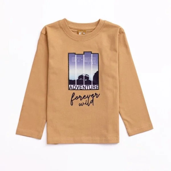 Φωτογραφία προϊόντος: Παιδική μπλούζα for Funky Kids αγόρι 1-6 ετών 224-306102-1 Μπεζ