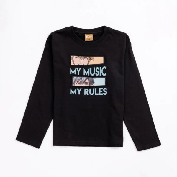 Φωτογραφία προϊόντος: Παιδική μπλούζα for Funky Kids αγόρι 6-16 ετών 224-106102-1 Μαύρο