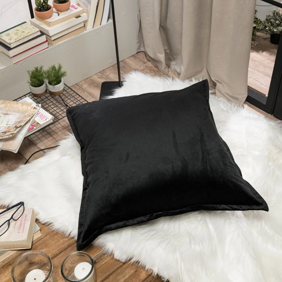 Φωτογραφία προϊόντος: Μαξιλαροθήκη Velvet 06 Teoran 45x45cm με γέμιση