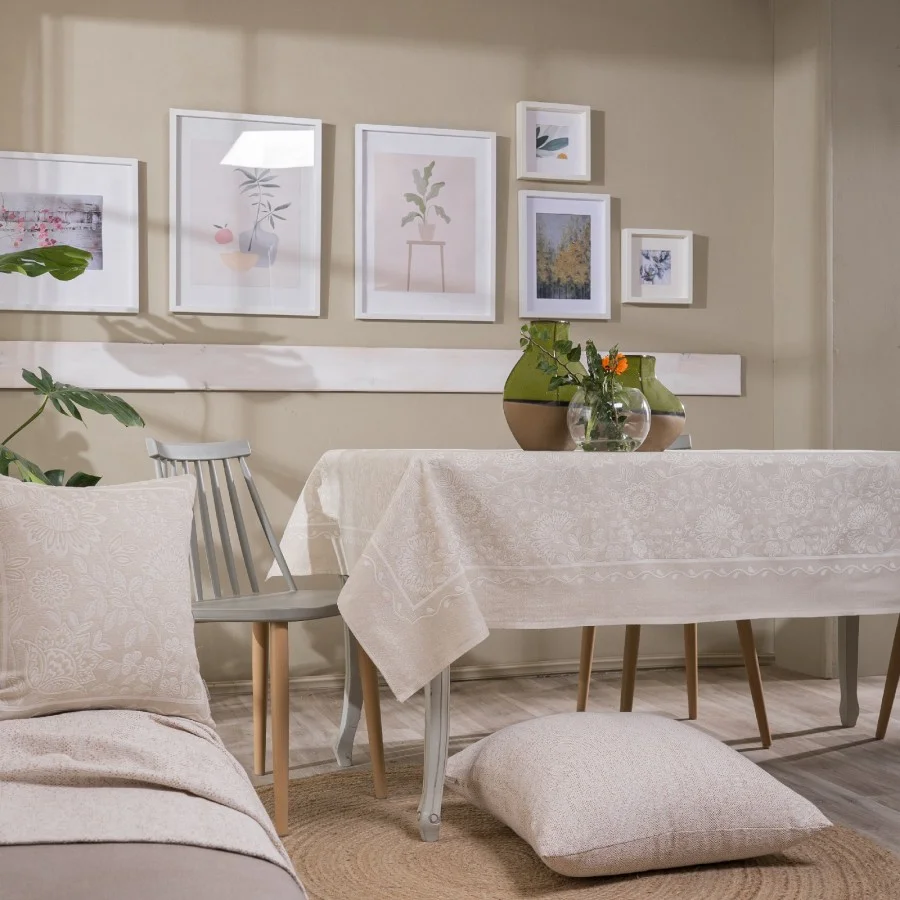 Φωτογραφία προϊόντος: Τραπεζομάντηλο Peony 01 Teoran 140x180cm