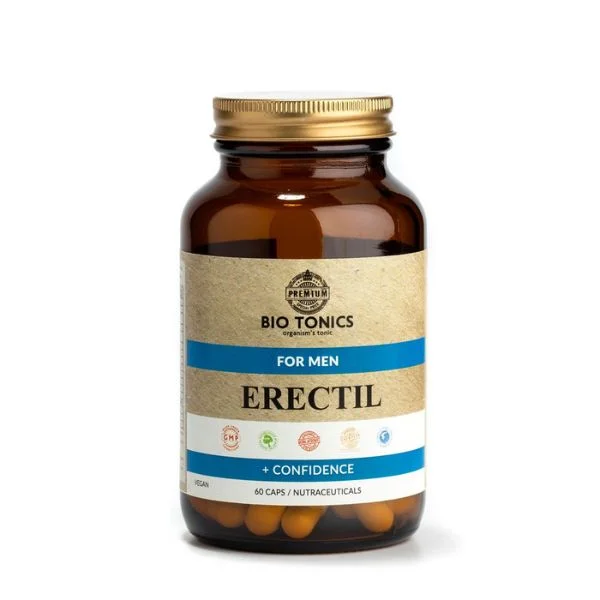 Φωτογραφία προϊόντος: Bio Tonics Premium Erectil (100% φυτικό Αφροδισιακό για την libido) +Προβιοτικά 60 φυτικές κάψουλες - Bio Tonics
