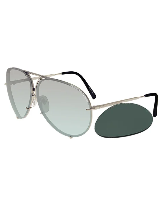 Φωτογραφία προϊόντος: PORSCHE DESIGN 8478 B SILVER MIRROR + GREEN LENSES