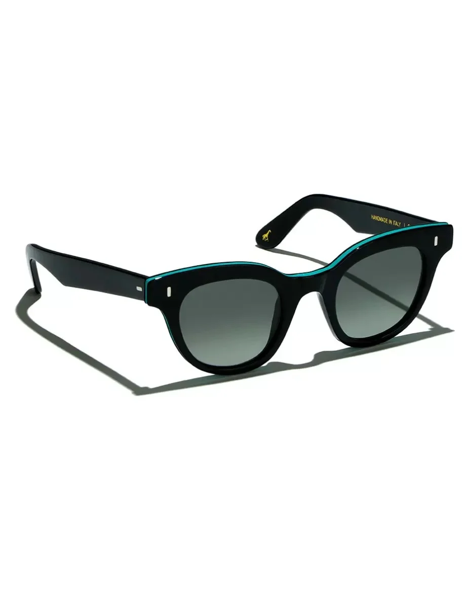 Φωτογραφία προϊόντος: L.G.R. TURKANA SKIN BLACK BLUE TIFFANY LEATHER 85 GREY GRADIENT