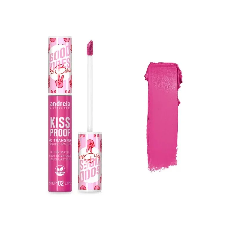 Φωτογραφία προϊόντος: Andreia Κραγιόν Kiss Proof Liquid No 12 - Happy