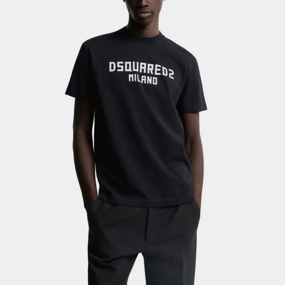Φωτογραφία προϊόντος: DSQUARED2 MEN S MILANO COOL FIT T-SHIRT BLACK