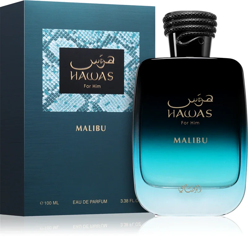 Φωτογραφία προϊόντος: Rasasi Hawas Malibu Eau de Parfum Ανδρικό Άρωμα 100ml