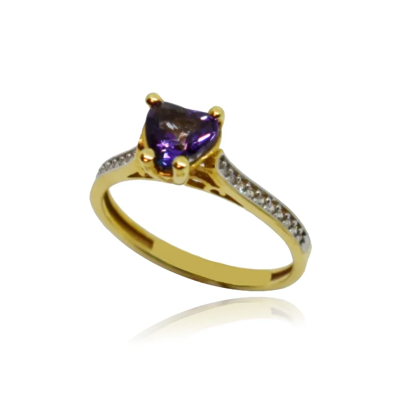 Φωτογραφία προϊόντος: Tasoulis Jewellery Collection Μονόπετρο Swarovski® 14 Kαράτια 4385-DF677-OR10FIL