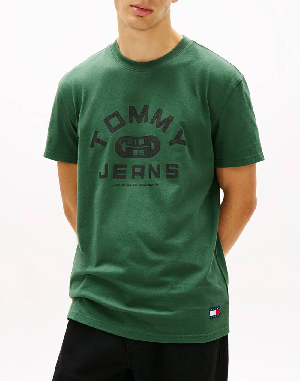 Φωτογραφία προϊόντος: Tommy Jeans Ανδρικό T-Shirt TJ GYM SS TEE Regular Fit DM0DM22551-MBL(Πράσινο)