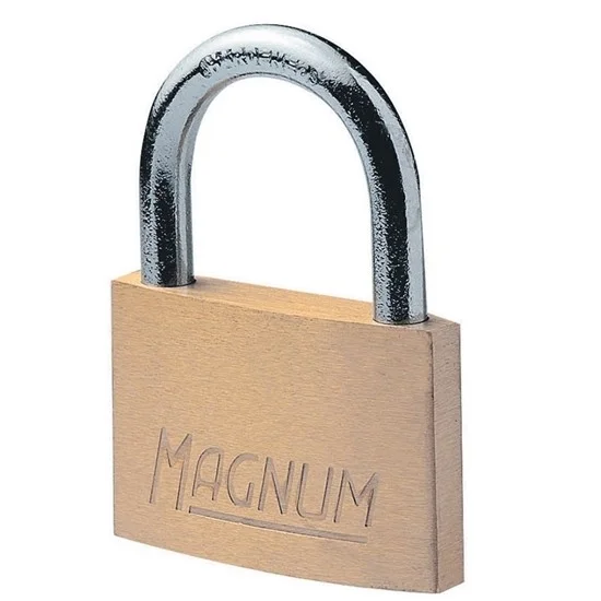 Φωτογραφία προϊόντος: MasterLock Οικονομικό Ορειχάλκινο Λουκέτο Magnum CAD με Συμπαγές Σώμα Μπρούτζου-50mm
