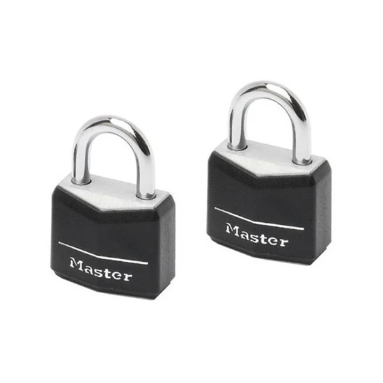 Φωτογραφία προϊόντος: Σετ 2 Λουκέτα Masterlock 912010112 με το ίδιο κλειδί και κάλλυμα Προστασίας