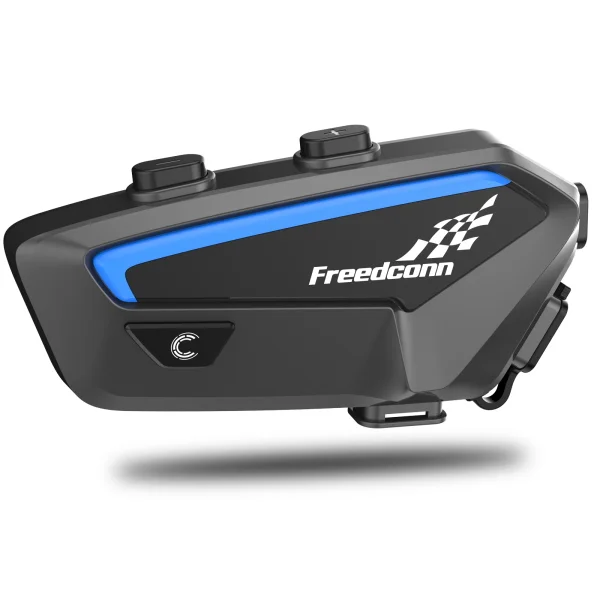 Φωτογραφία προϊόντος: FreedConn FX Ενδοεπικοινωνία (Μπατ. 1100mAh/Αδιάβροχο IP67) Μονή για Κράνος Μηχανής Bluetooth 5.0 2000m για έως 8 χρήστες Black