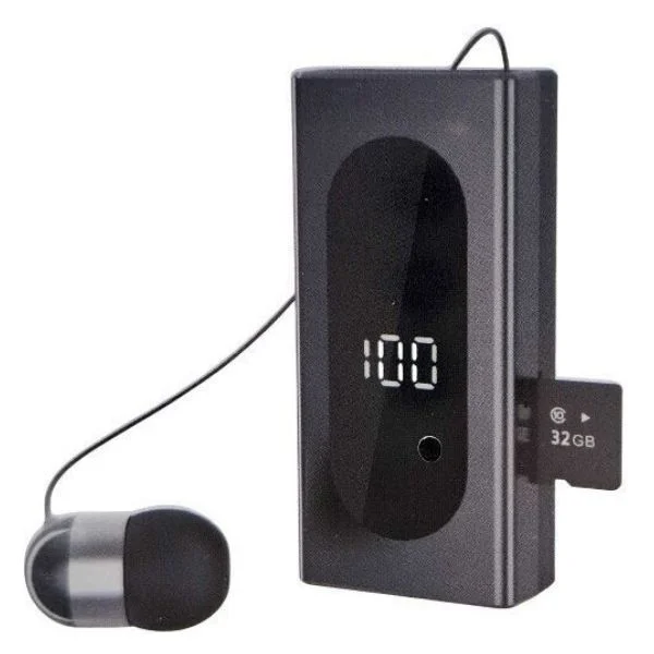 Φωτογραφία προϊόντος: OEM Bluetooth Handsfree Ακουστικό Πέτου K100 In-Ear με Μικρόφωνο Μαύρο