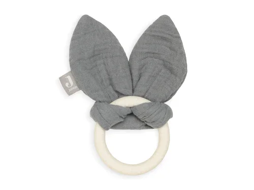 Φωτογραφία προϊόντος: Jollein Μασητικός Κρίκος Bunny Ears 0+m -Storm Grey 101-007-66051
