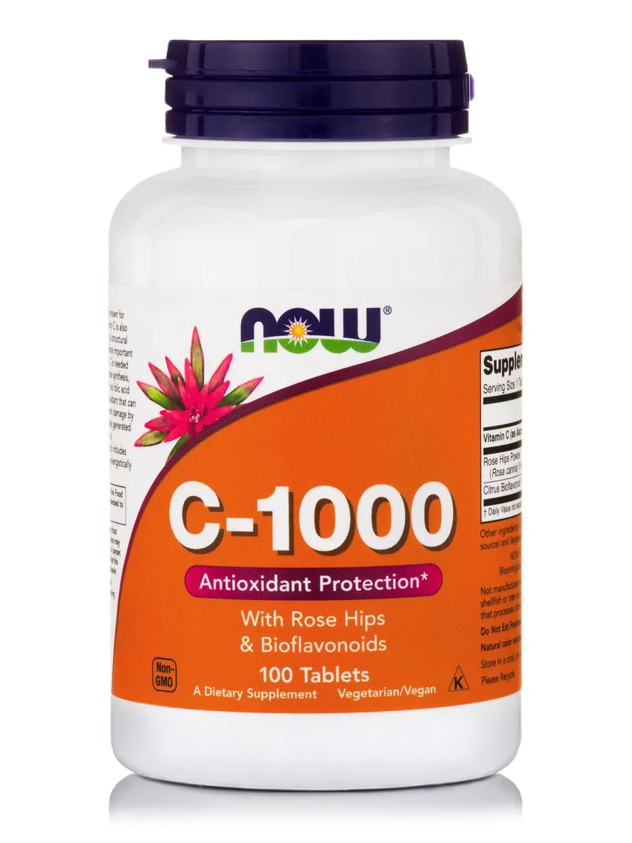 Φωτογραφία προϊόντος: OEM C-1000 w/ ROSE HIPS, Sustained Release, 100 Tabs