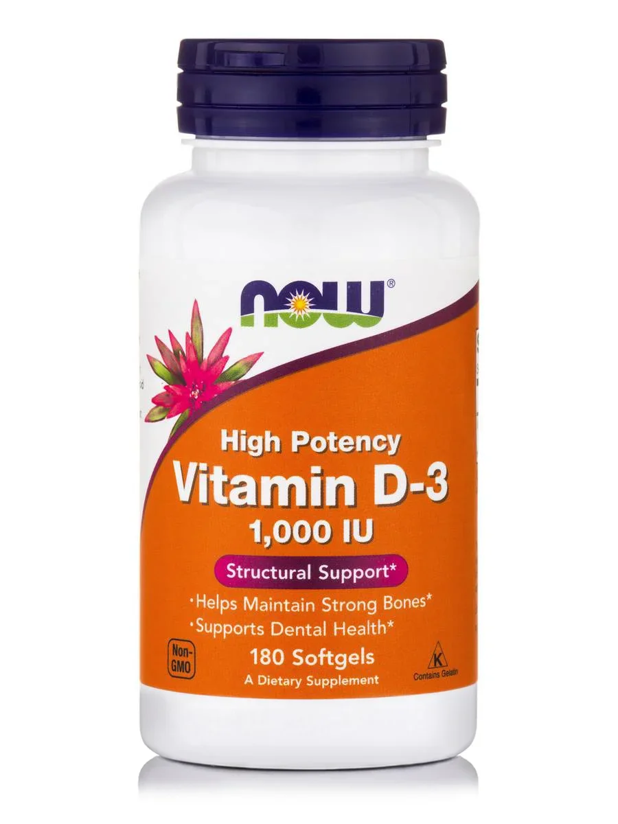 Φωτογραφία προϊόντος: OEM Now Foods D-3 (1,000 IU) - 180 Softgels