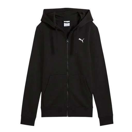 Φωτογραφία προϊόντος: PUMA Logo Full-Zip Hoodie FL - Black/White