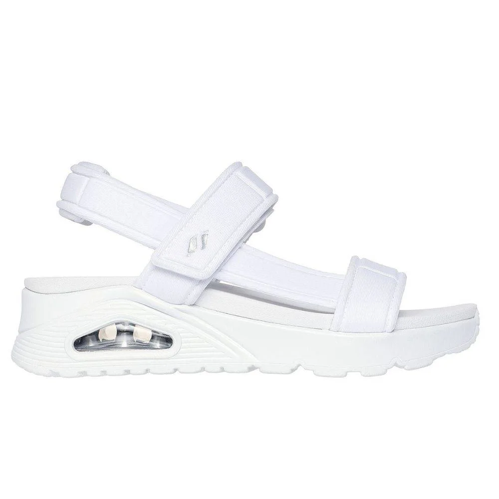 Φωτογραφία προϊόντος: Skechers Δερμάτινα Γυναικεία Σανδάλια σε Λευκό Χρώμα