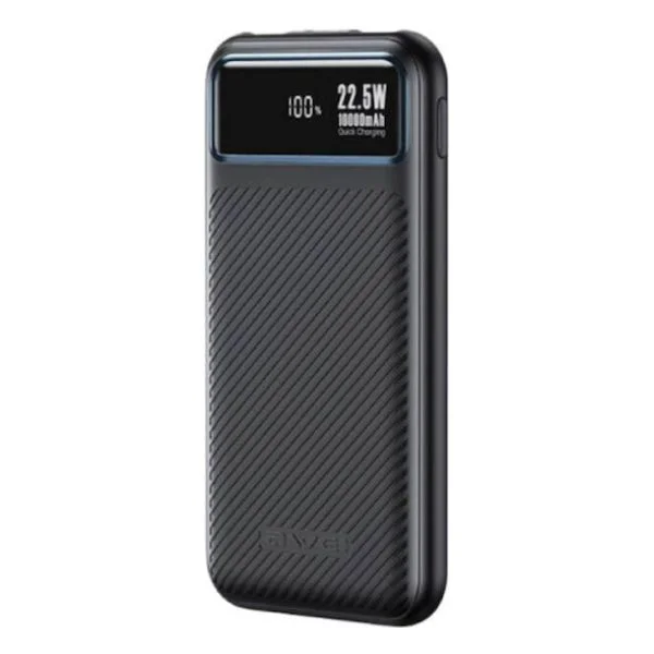 Φωτογραφία προϊόντος: OEM Power Bank 10000mAh 22.5W Awei P148K με USB-C PD & Quick Charge Μαύρο