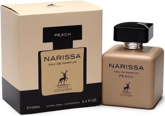 Φωτογραφία προϊόντος: Maison Alhambra Narissa Peach Eau De Parfum Γυναικείο Άρωμα 100ml