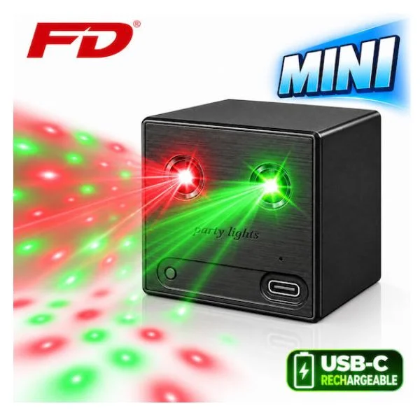 Φωτογραφία προϊόντος: OEM Mini Φωτιστικό Εφέ Party Light 5.4x5.4x4.4εκ. για Πάρτι & Διακόσμηση FD4276